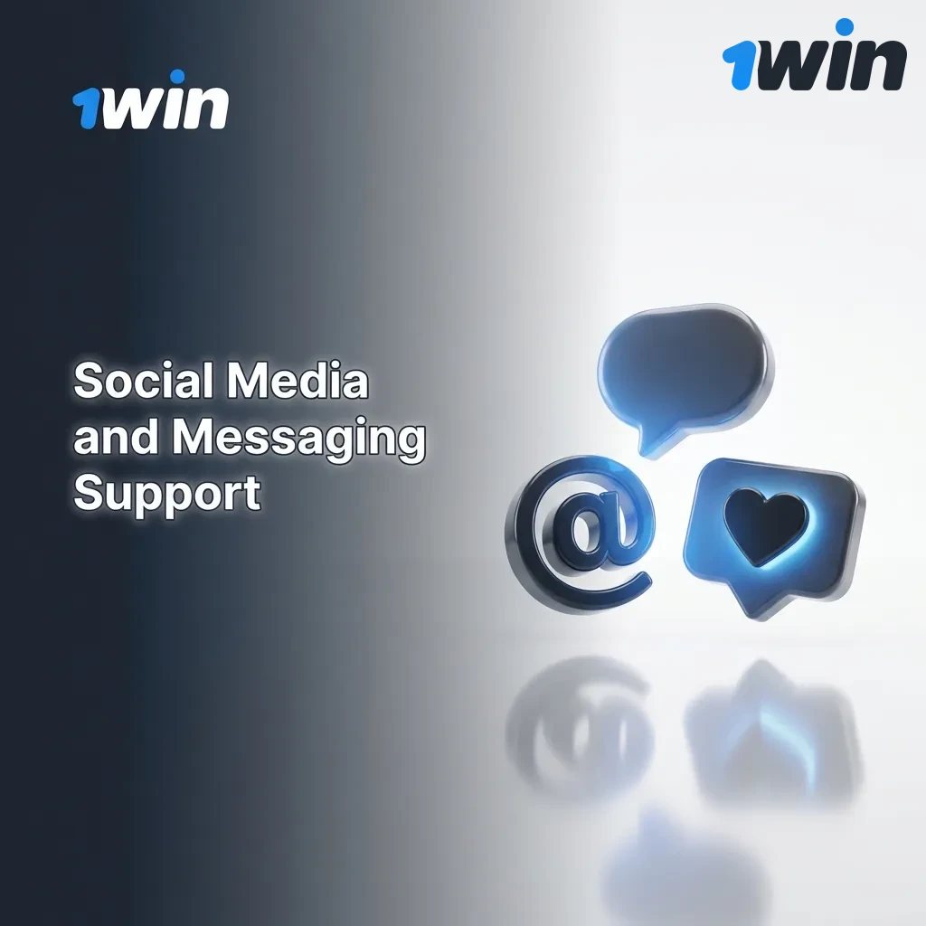 Icons of WhatsApp, Telegram, Facebook Messenger, and Twitter representing social media customer support channels